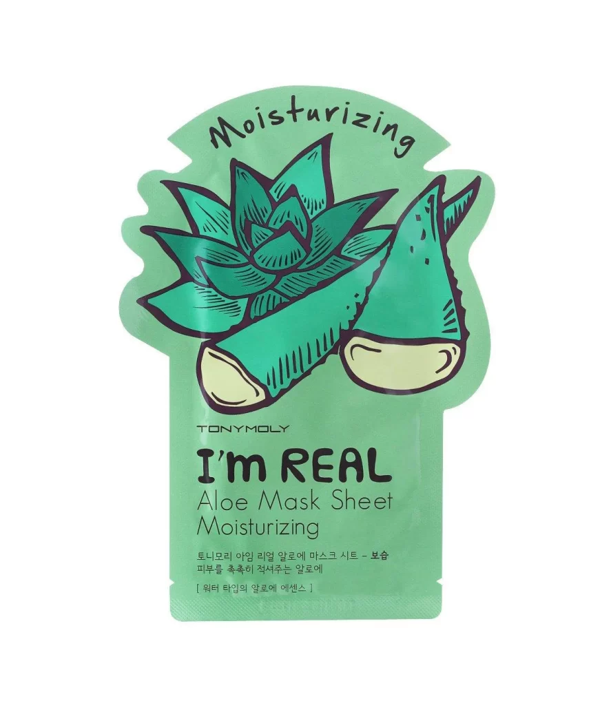 TONYMOLY I’m REAL Aloe Mask Sheet Packaging