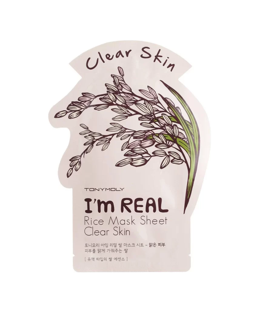 TONYMOLY I’m Real Rice Mask Sheet Packaging