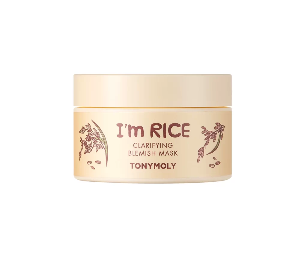 TONYMOLY I’m RICE Clarifying Blemish Mask Packaging