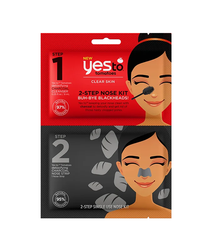 TONYMOLY Yes to Tomatoes Clear Skin 2-Step Nose Kit Packaging