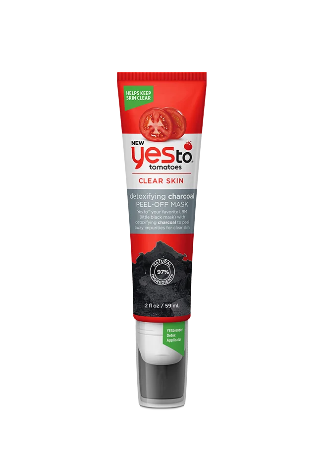TONYMOLY Yes to Tomatoes Clear Skin Detoxifying Charcoal Peel-Off Mas Packaging