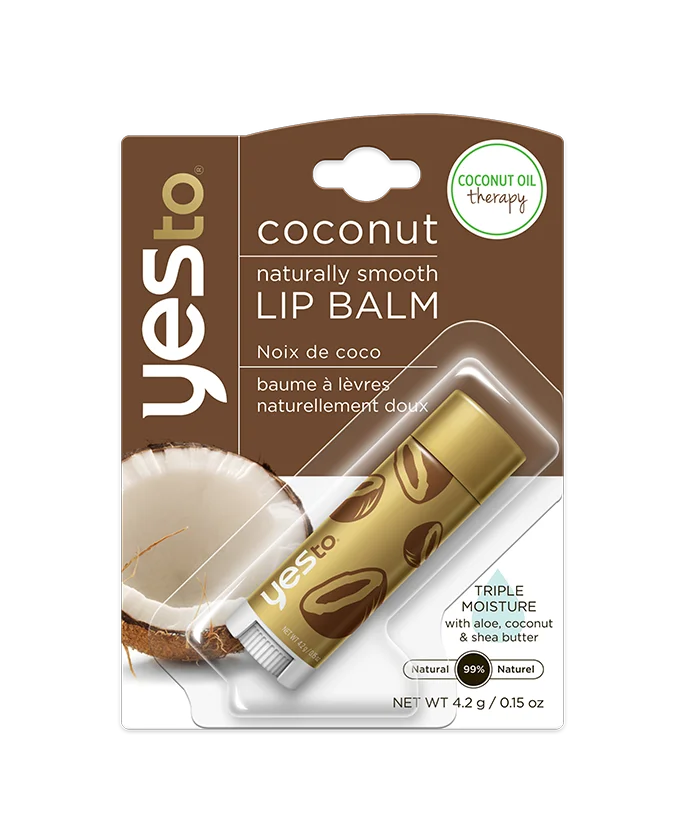 TONYMOLY coconut naturally smooth LIP BALM Packaging