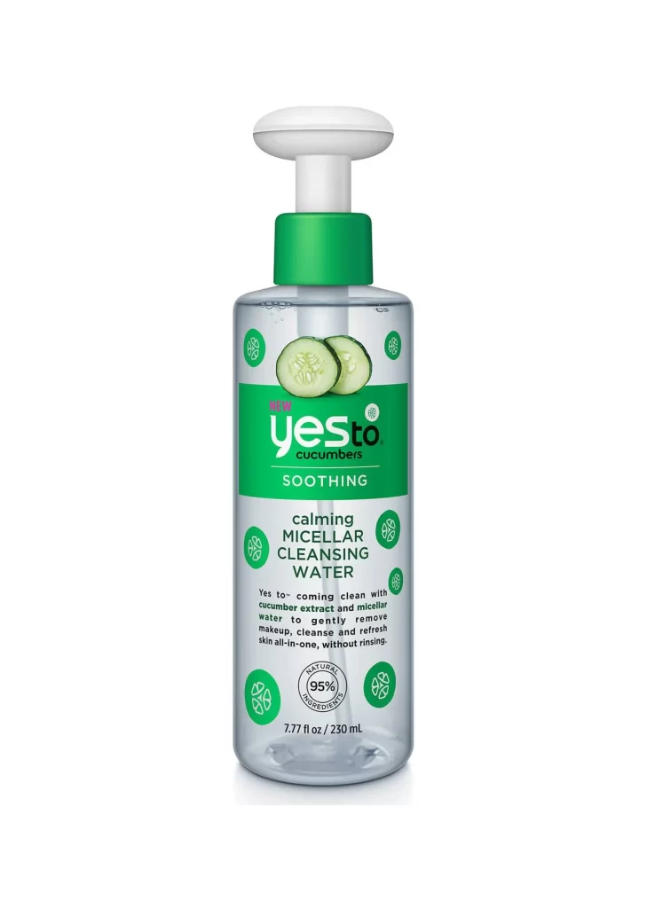 TONYMOLY Yes to Cucumbers Soothing Calming Micellar Cleansing Water Packaging