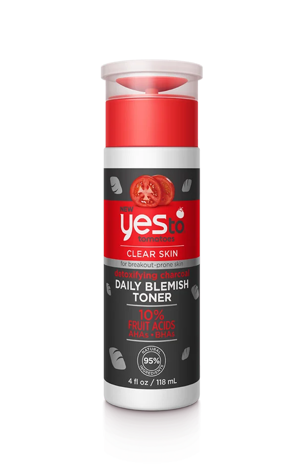 TONYMOLY Yes To Tomatoes Clear Skin Detoxifying Charcoal Daily Blemis Packaging