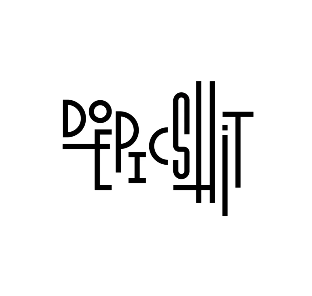 Deep Cshit Bold Typography Font Design