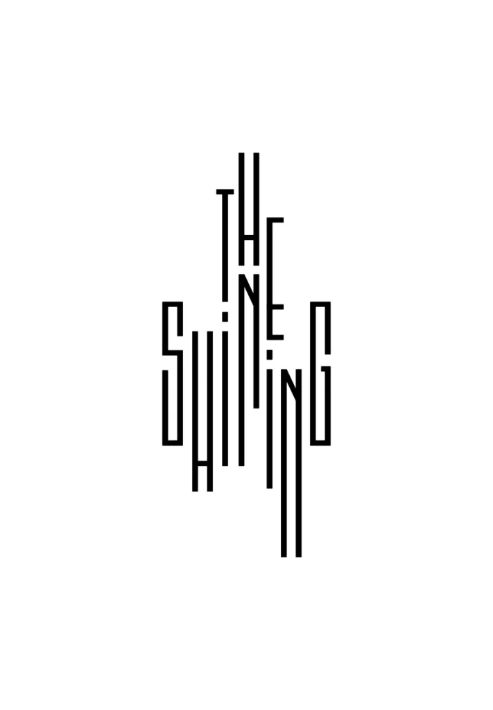 The Shining Fragmented Decorative Typography