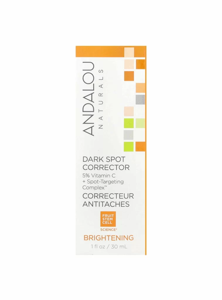 Andalou Naturals Brightening Dark Spot Corrector Packaging