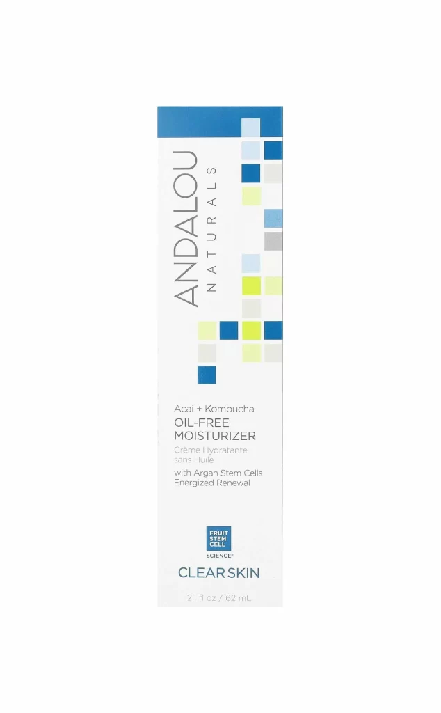 Andalou Naturals Acai Kombucha Oil-Free Moisturizer Packaging