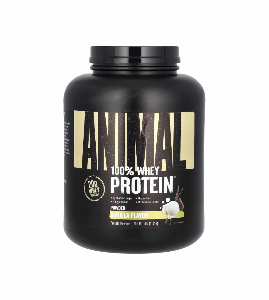 Animal 100% Whey Protein Powder Classic Vanilla Packaging