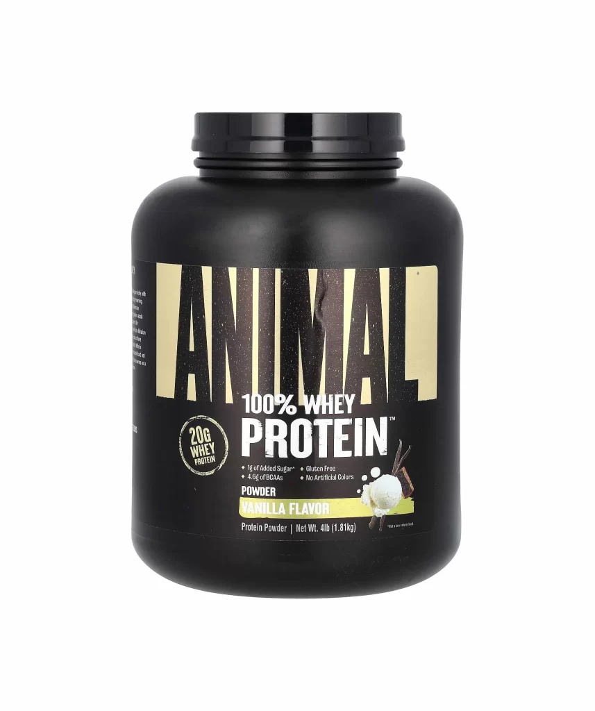 Animal 100% Whey Protein Powder Classic Vanilla Packaging