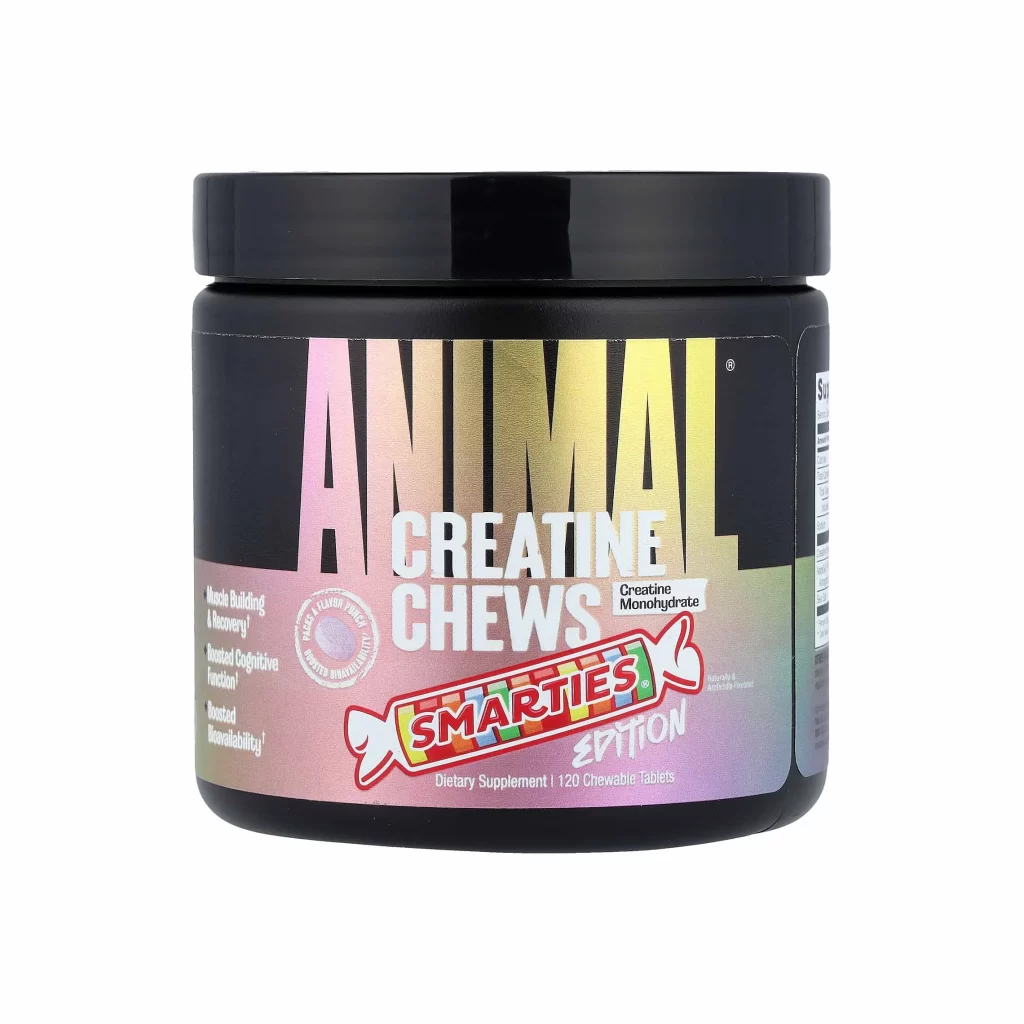 Animal Creatine Chews Smarties Edition Packaging