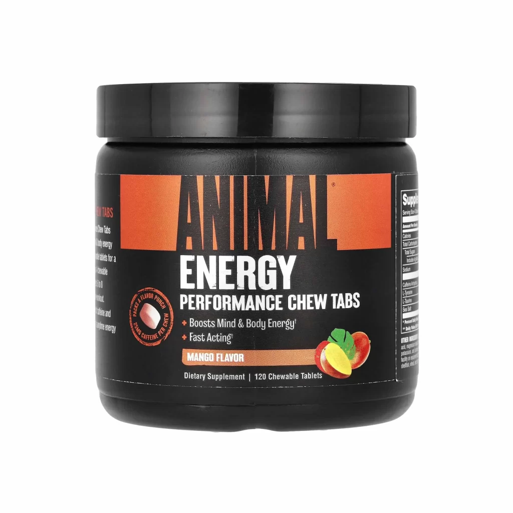 Animal Energy Performance Chew Tabs Mango Packaging