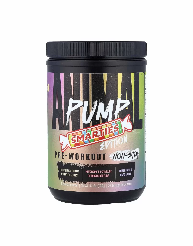 Animal Pump Pre-Workout Non-Stim Smarties Edition Packaging