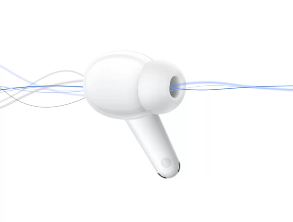 Vivo Earbuds White Sound Waves