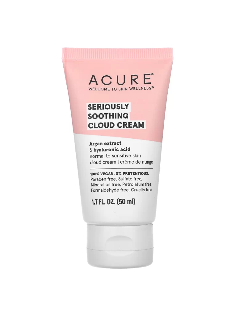 ACURE Seriously Soothing Cloud Cream Skincare Packaging