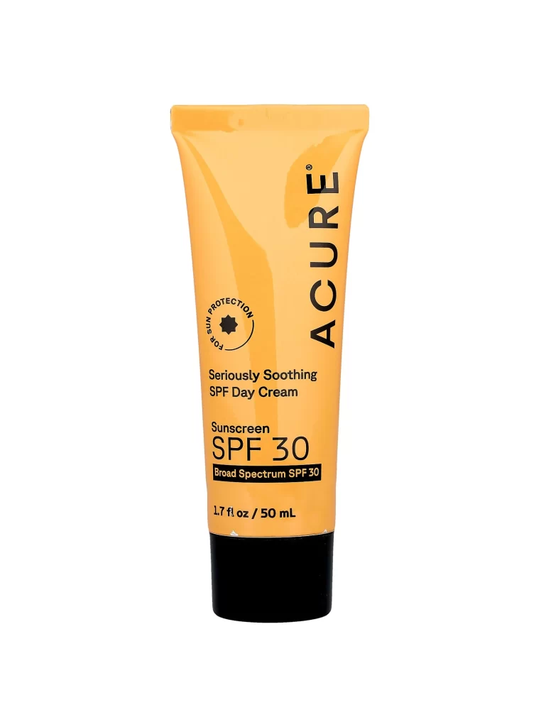 ACURE Seriously Soothing SPF Day Cream Sunscreen Packaging