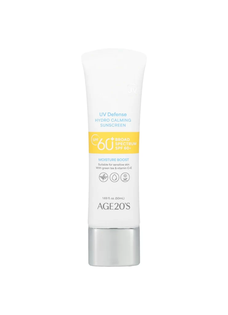 AGE20S UV Defense Hydro Calming Sunscreen Packaging