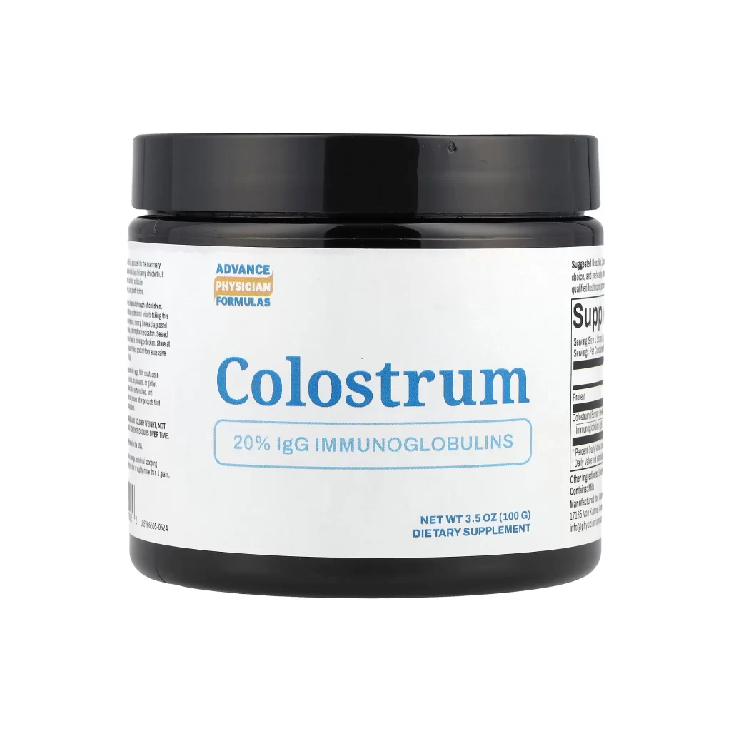 Advance Physician Formulas Colostrum Supplement Packaging