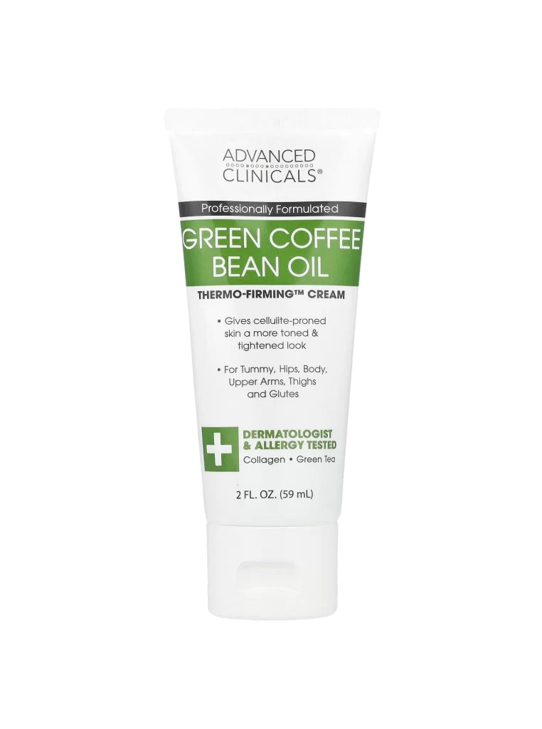 Advanced Clinicals Green Coffee Bean Oil Thermo-Firming Cream Skincare Packaging