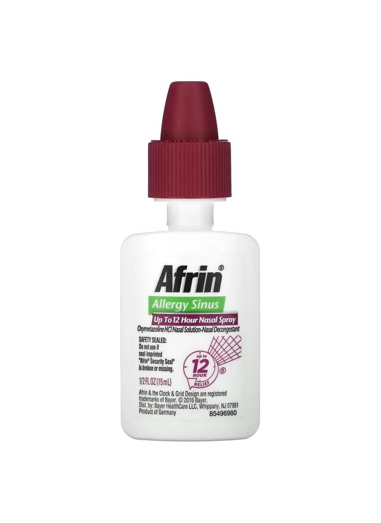 Afrin Allergy Sinus Nasal Spray Packaging