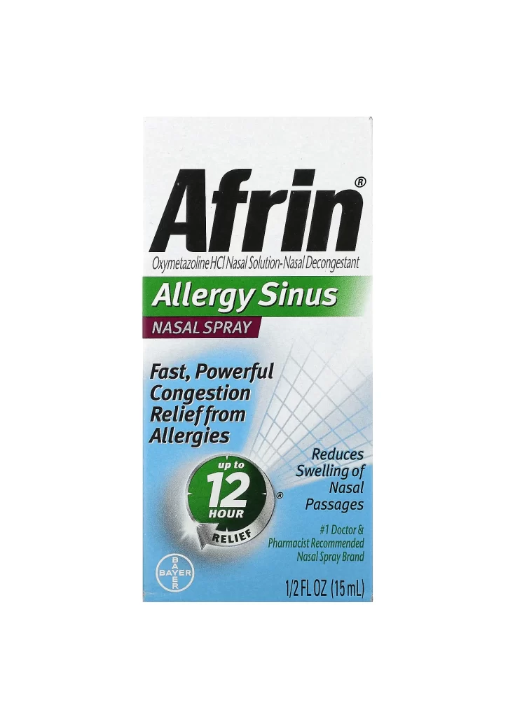 Afrin Allergy Sinus Nasal Spray Packaging