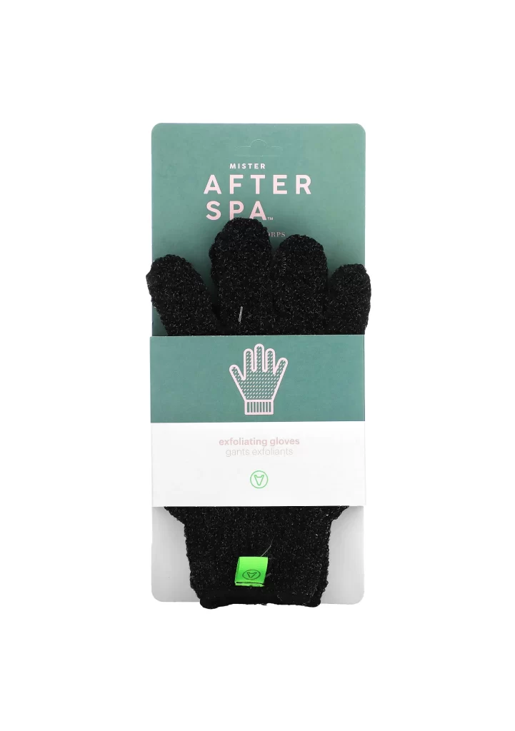 AfterSpa Exfoliating Gloves Black