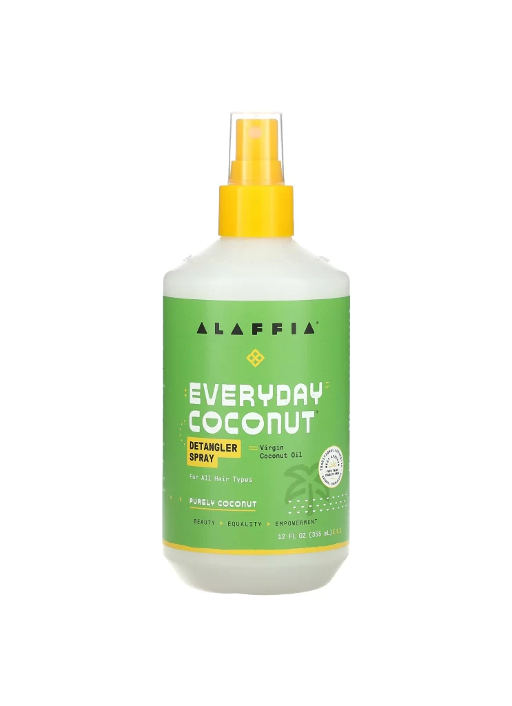 Alaffia Everyday Coconut Detangler Spray For All Hair Types Hair Care Packaging