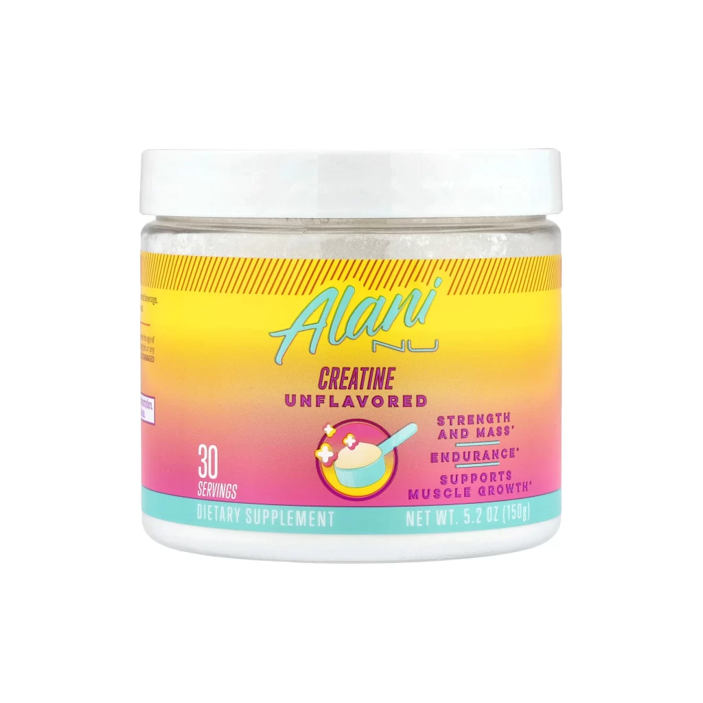 Alani Nu Creatine Unflavored Supplement Packaging
