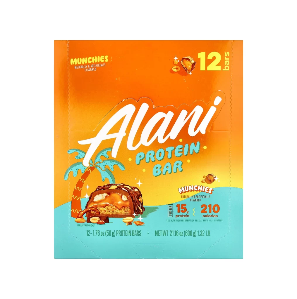 Alani Nu Protein Bar Munchies Packaging