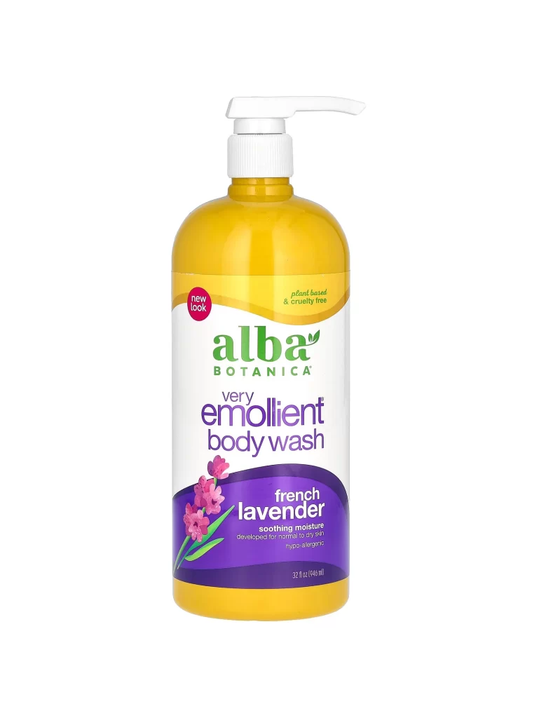 Alba Botanica Very Emollient French Lavender Body Wash Packaging
