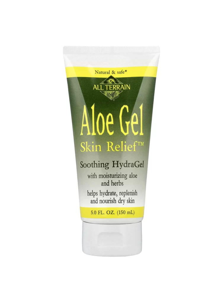 All Terrain Aloe Gel Skin Relief Skincare Packaging