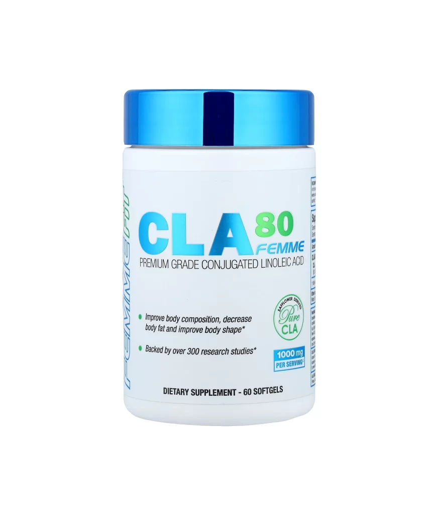 Allmax CLA80 Femme Premium Grade Conjugated Linoleic Supplement Packaging