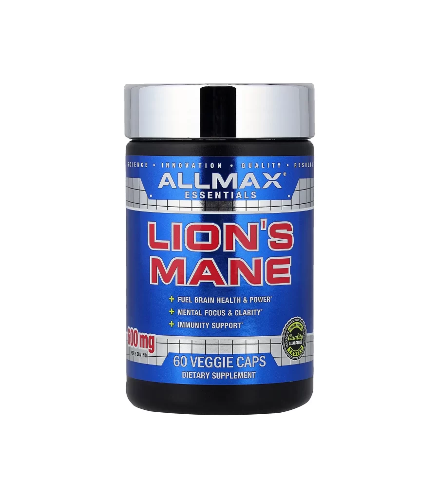 Allmax Essentials Lions Supplement Packaging