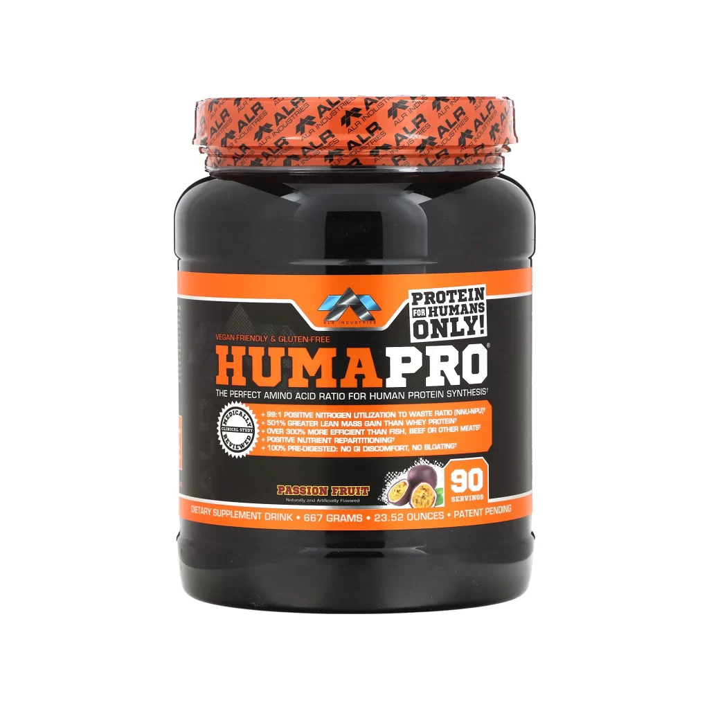 ALR Industries HumaPro Passion Fruit Protein Powder Packaging