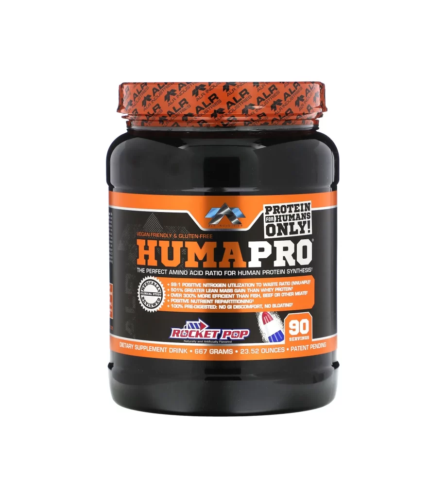 ALR Industries HumaPro Rocket Pop Protein Powder Packaging