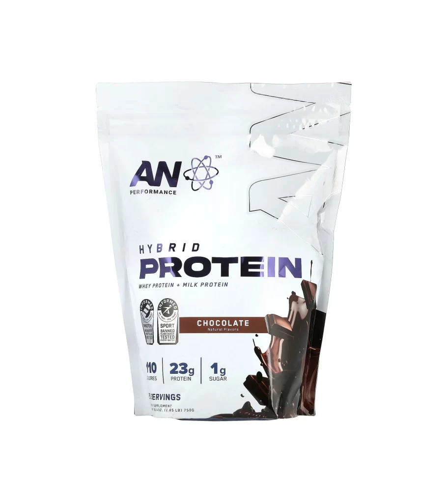 AN Supps Performance Hybrid Protein Chocolate Supplement Packaging