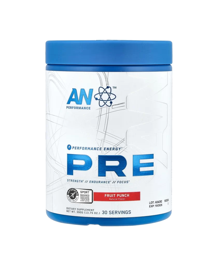 AN Supps Pre-Workout Fruit Punch Packaging