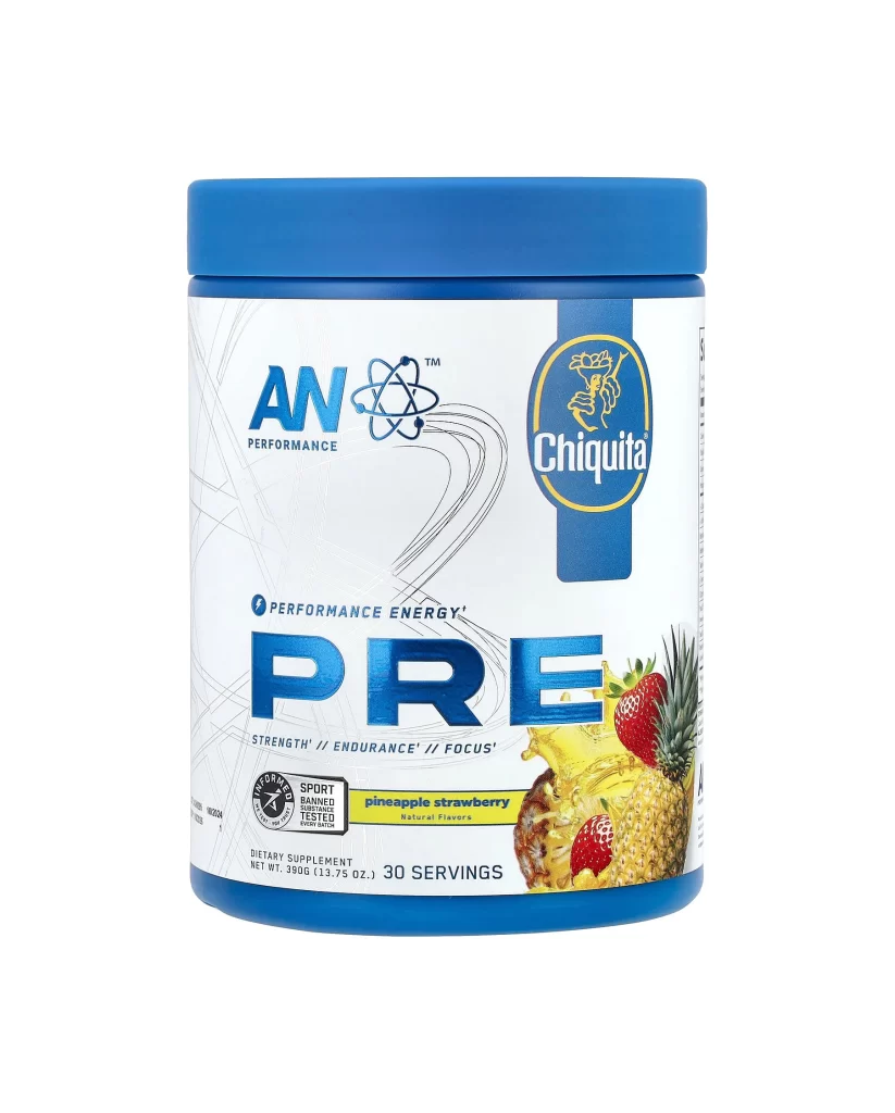 AN Supps Pre-Workout Pineapple Strawberry Packaging
