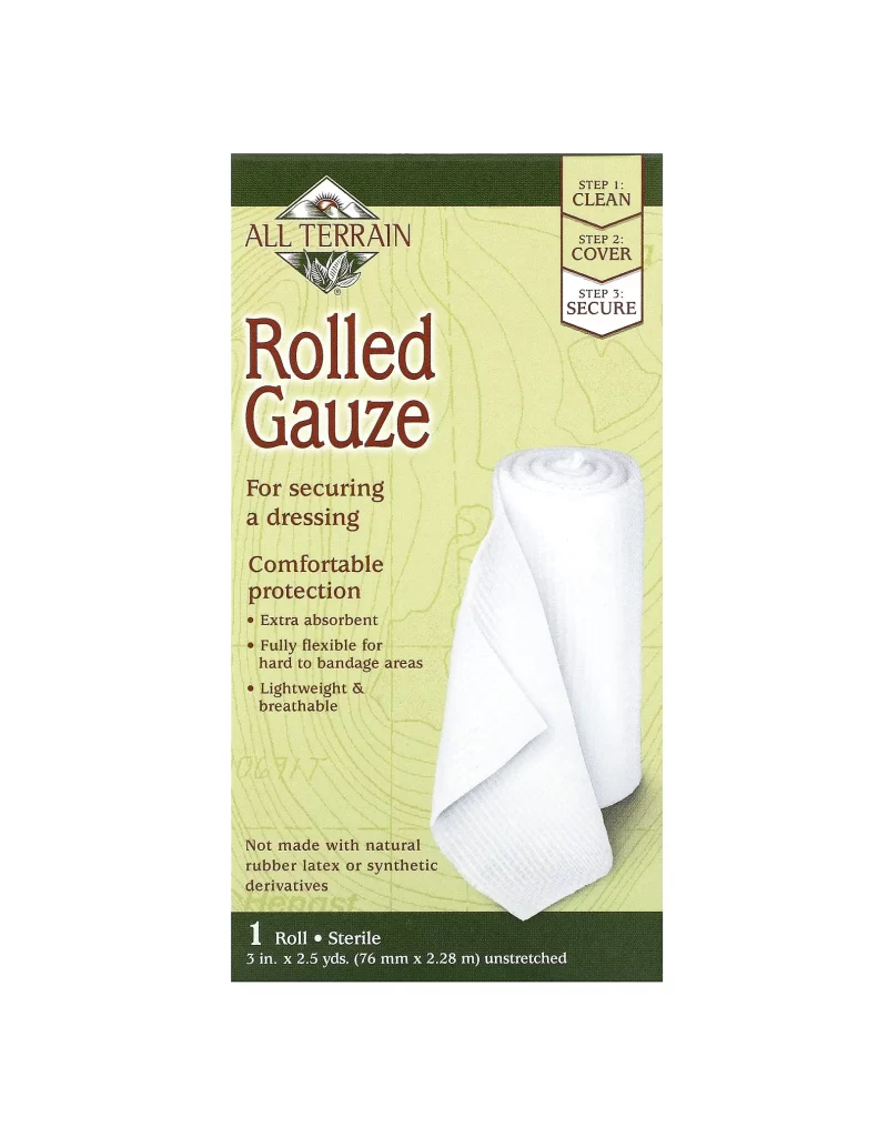 All Terrain Rolled Gauze First Aid Packaging