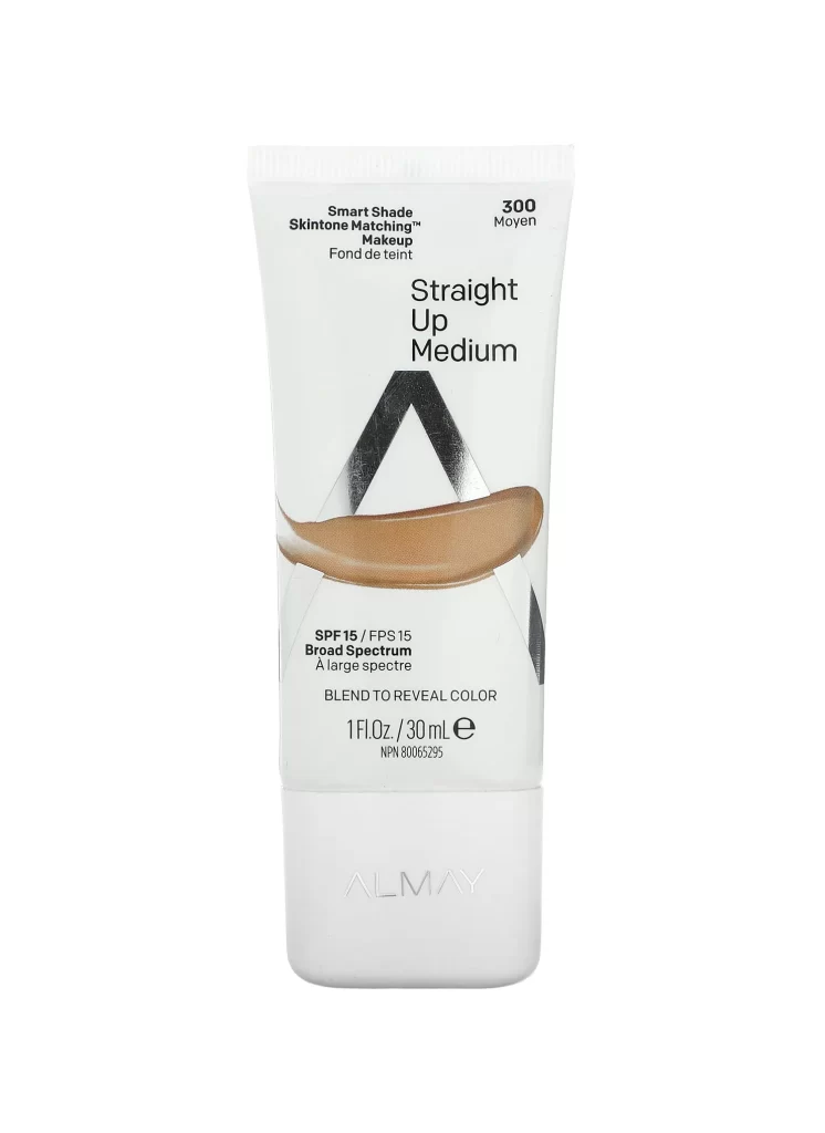 Almay Smart Shade Skintone Matching Makeup Straight Up Medium Foundation Packaging