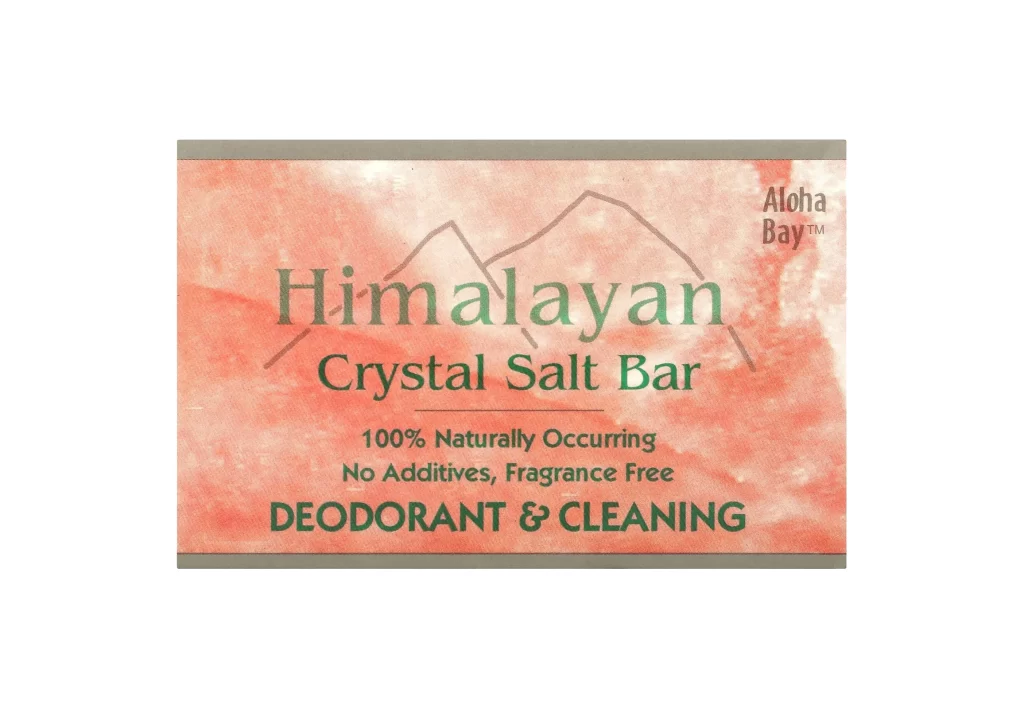 Aloha Bay Himalayan Crystal Salt Bar Soap Fragrance Free Protein Bar Packaging
