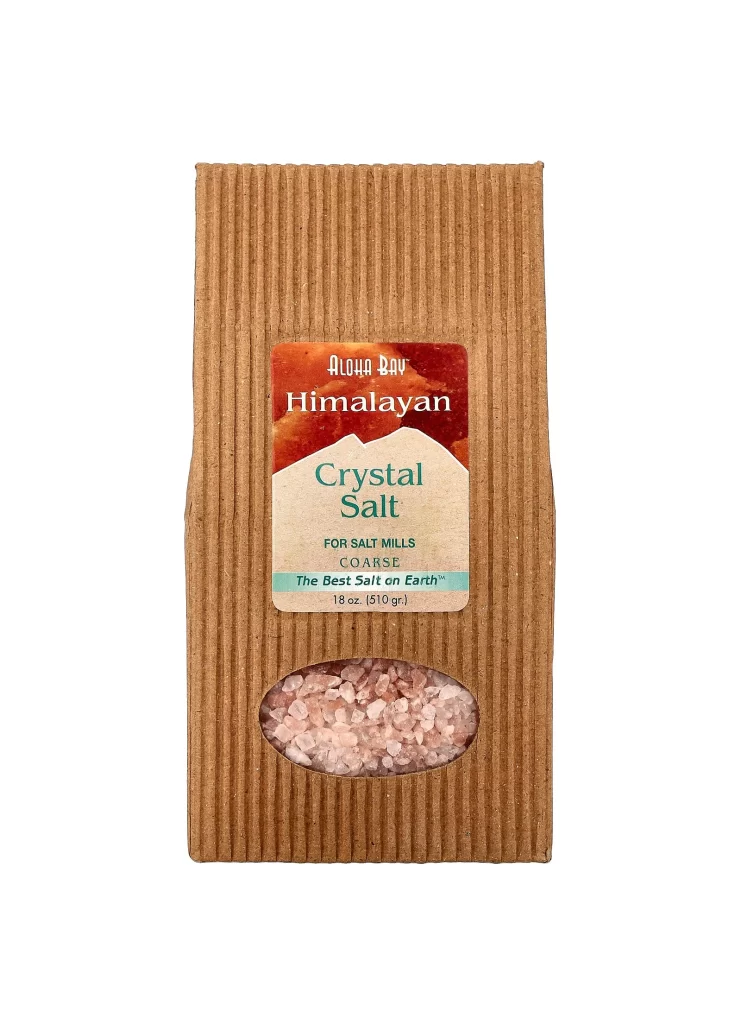 Aloha Bay Himalayan Crystal Salt Coarse Himalayan Salt Packaging