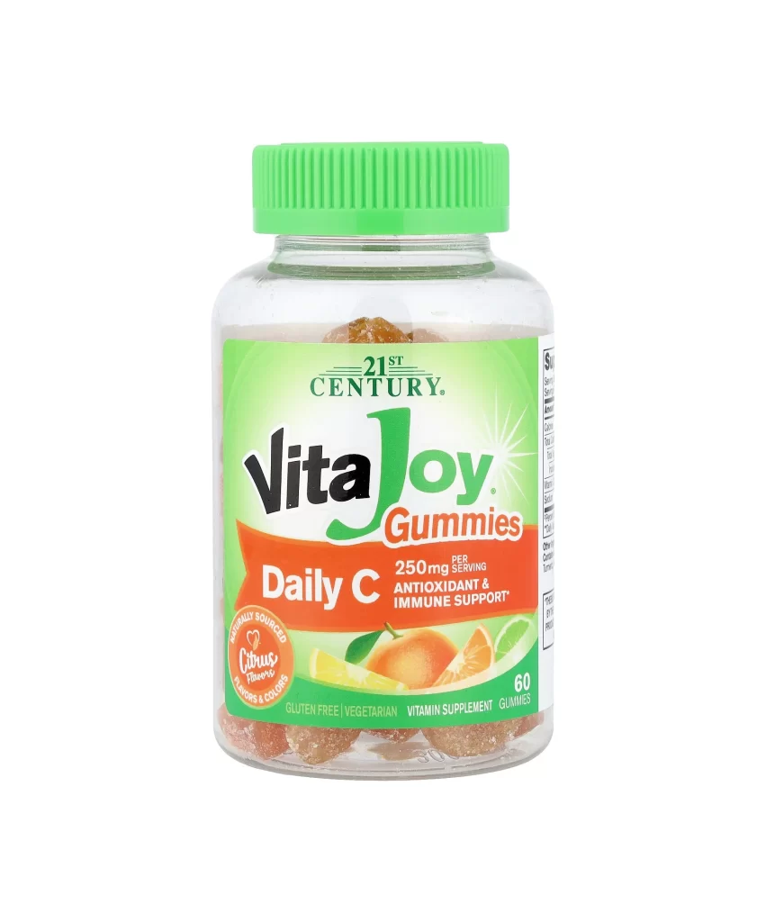 21st Century VitaJoy Daily C Gummies Citrus Gummies Supplement Packaging