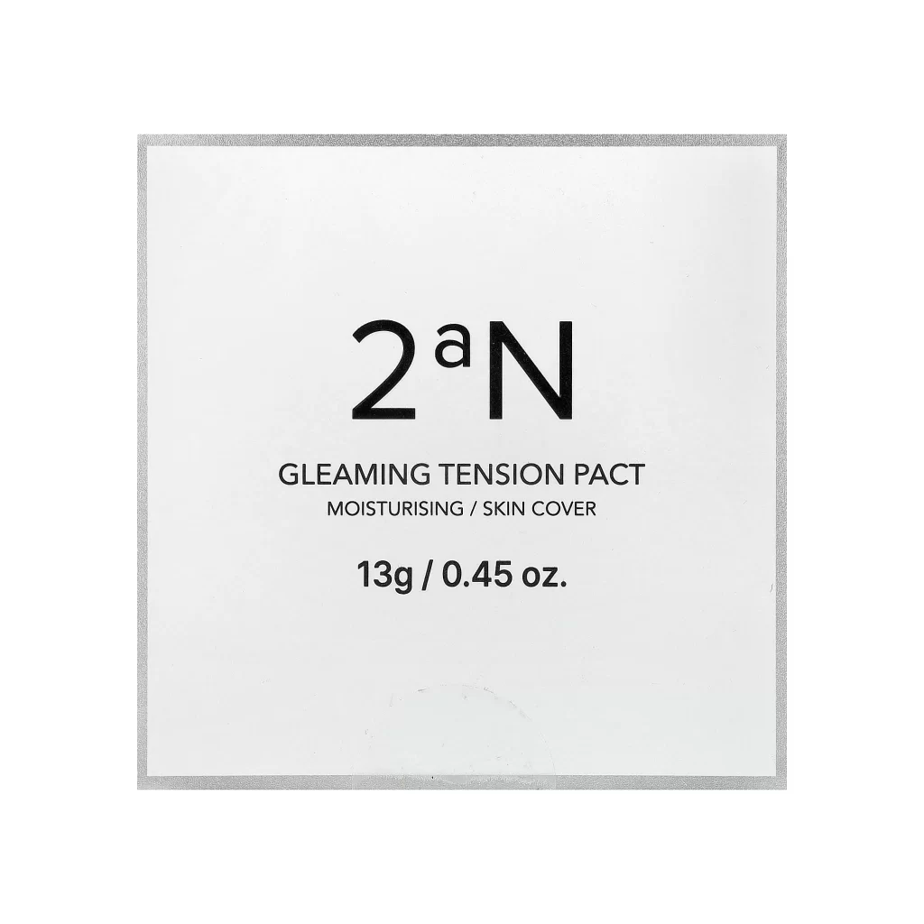 2aN Gleaming Tension Pact Caramel Beige Cosmetics Packaging