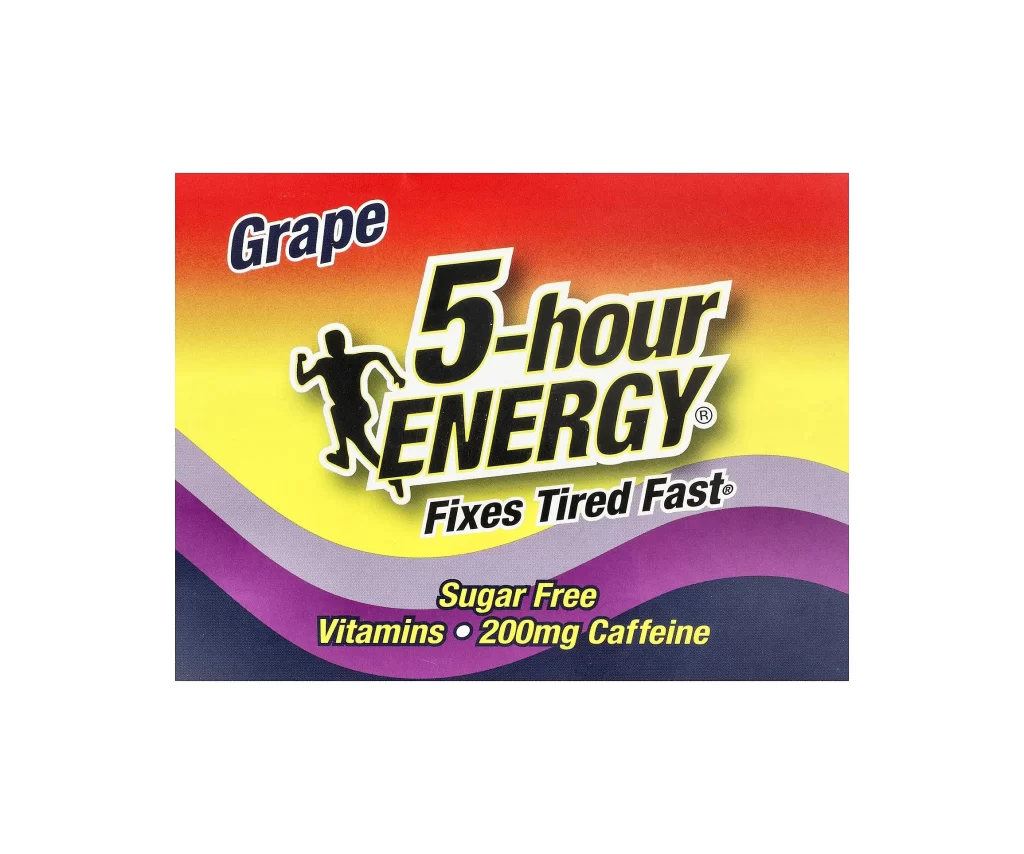 5-hour Energy Regular Grape Energy Shot Packaging