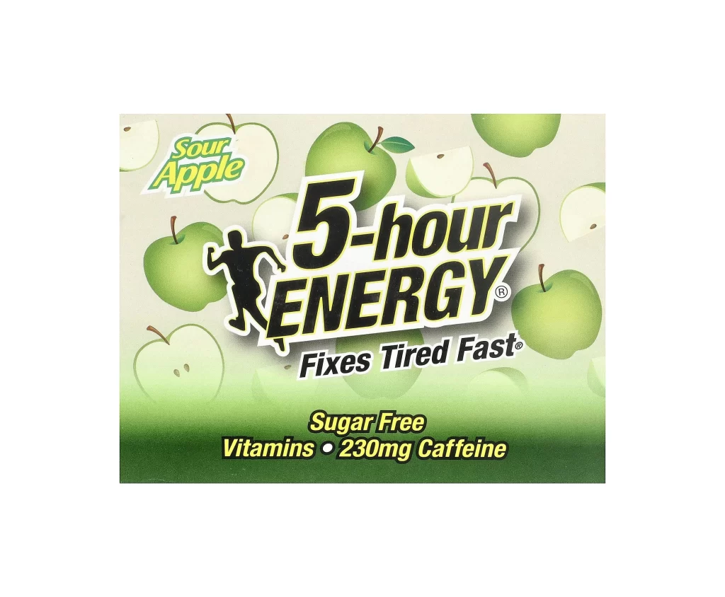 5-hour Energy Sour Apple Energy Shot Packaging