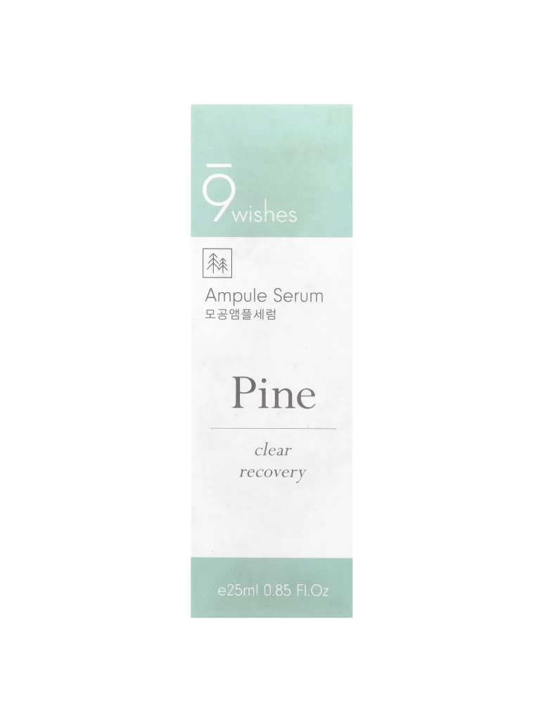 9Wishes Ampule Serum Pine Skincare Packaging
