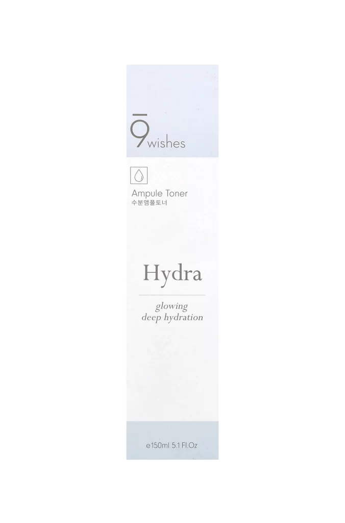 9Wishes Ampule Toner Hydra Skincare Packaging