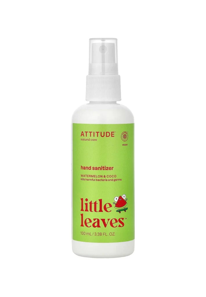ATTITUDE Little Leaves Hand Sanitizer Watermelon and Coco Packaging