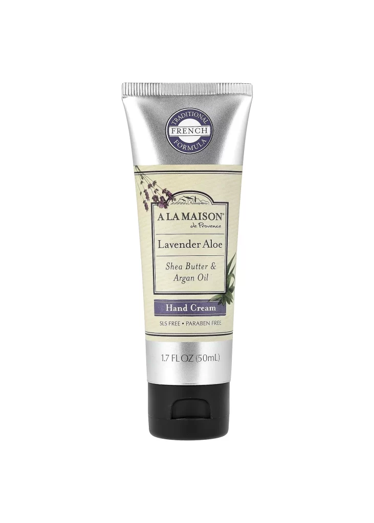 A La Maison de Provence Hand Cream Lavender Aloe Packaging